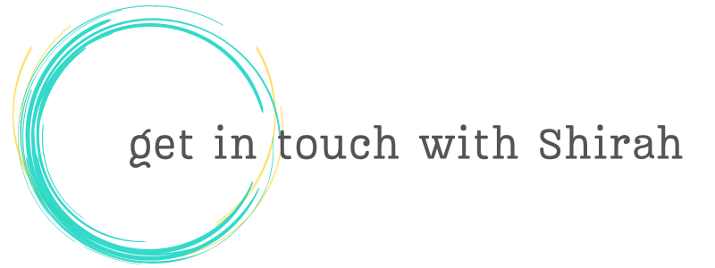 Image says get in touch with Shirah

Opens a blank email