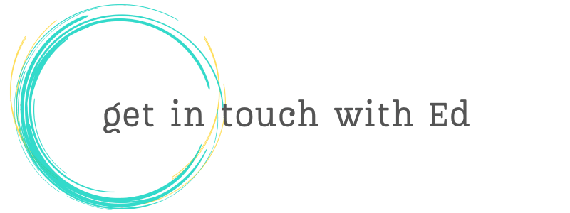 Image says get in touch with Ed

Opens a blank email